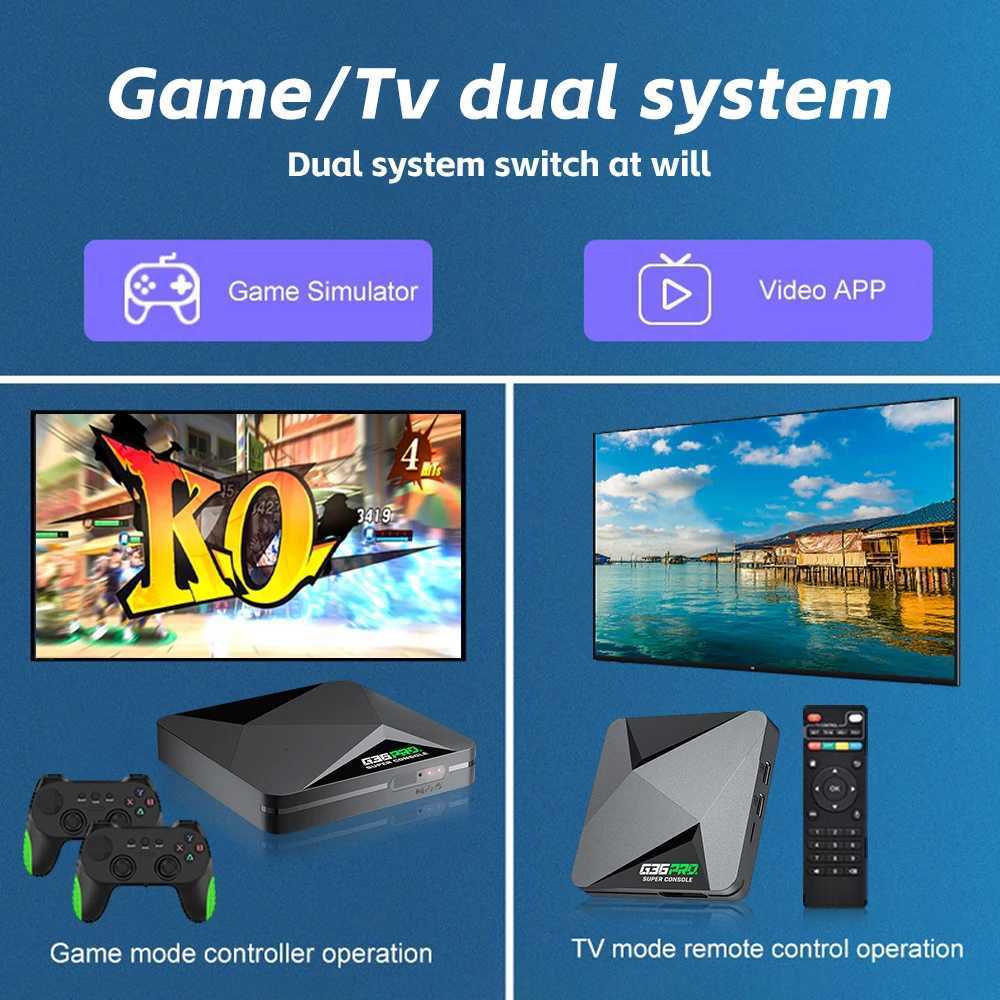 G36 Pro Retro Video Game Console super Game Box with 120000 Retro Video Games for GBA with Charging Gamepad Kids Gift K251107
