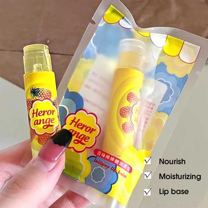 Multi flavor lollipop lipstick hot cocoa lipstick moisturizes moisturizes and reduces male and female lip lines W250407
