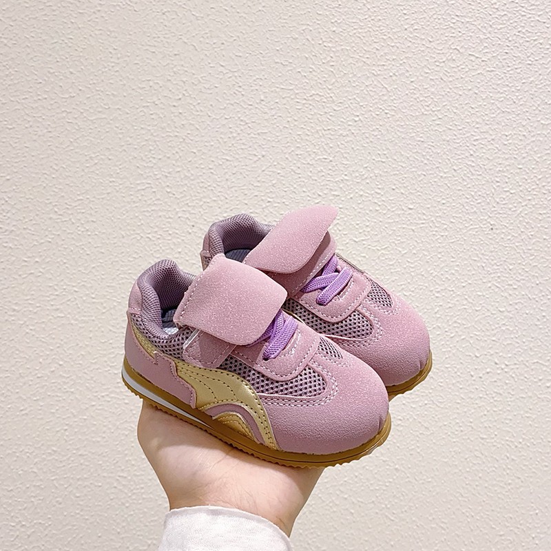Free shipping designer sports shoes 1-2 year old children black purple khaki comfortable breathable wear-resisting outdoor walking shoes