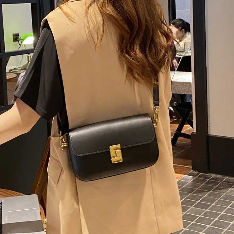 Genuine Leather Womens Underarm Small Square Bag - Summer Lightweight Casual Crossbody Versatile Single-Shoulder BagW251107