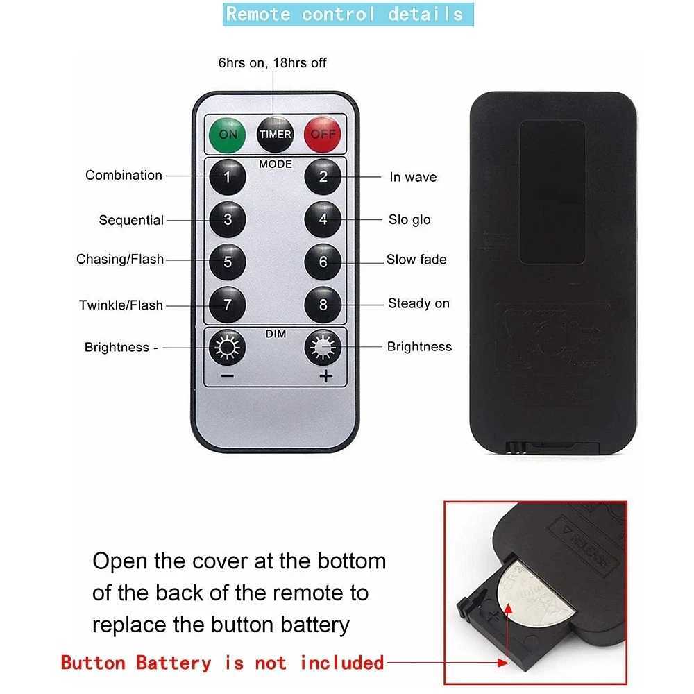 150/200 LED String Fairy Lights Hanging Starburst Lamp DIY Firework Christmas Garland Festival Decoration Remote Twinkle Lights W251107