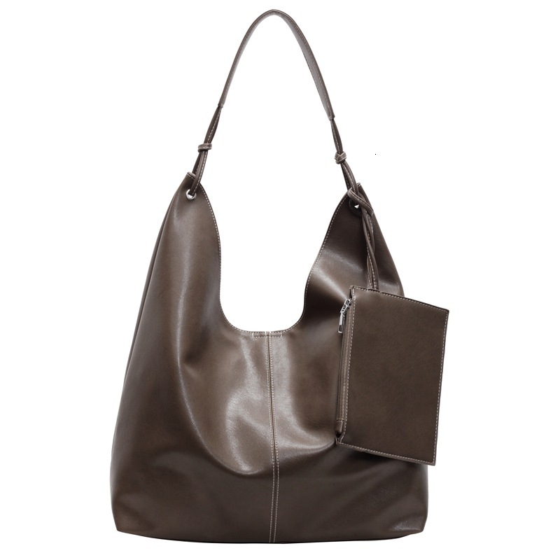 2025S Designer Women S Bag New Lazy Tote For Women With Relaxation Large Capacity Leather Soft Girl Single Shoulder Underarm Bag
