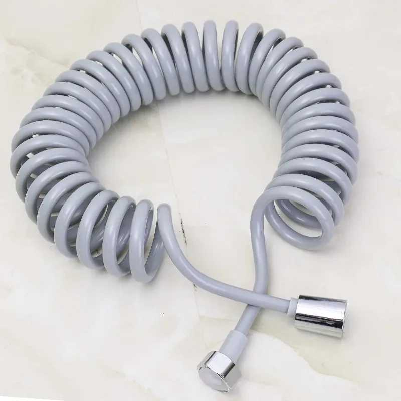 2/3/5 Meters Spring Shower Hose Plastic Telephone Line Shower Hose Water Pipe Tube for Bedro Personal Cleaning and Pet Bathing Y251107