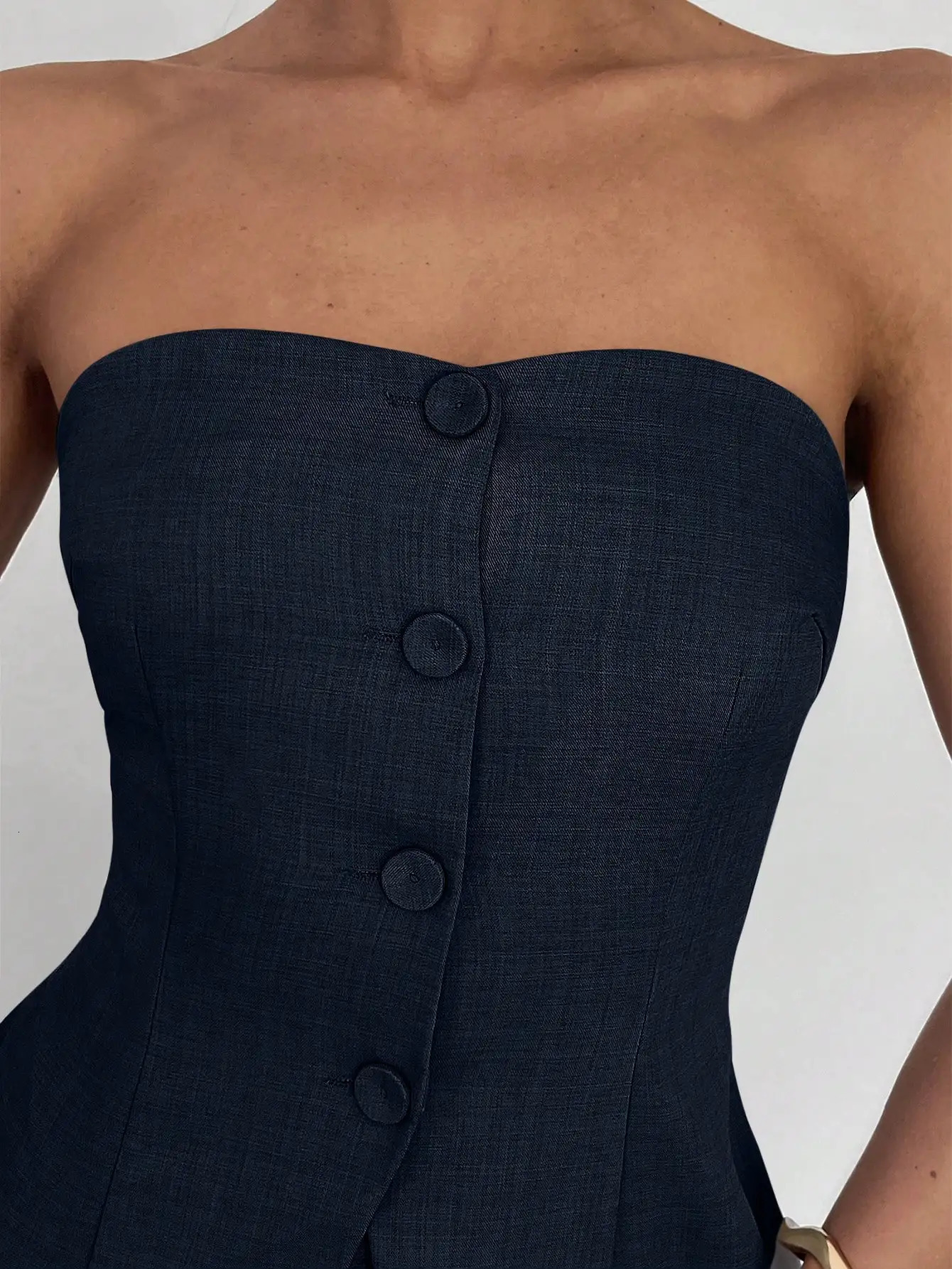 European and American Character Shoulder Pants Set 250407