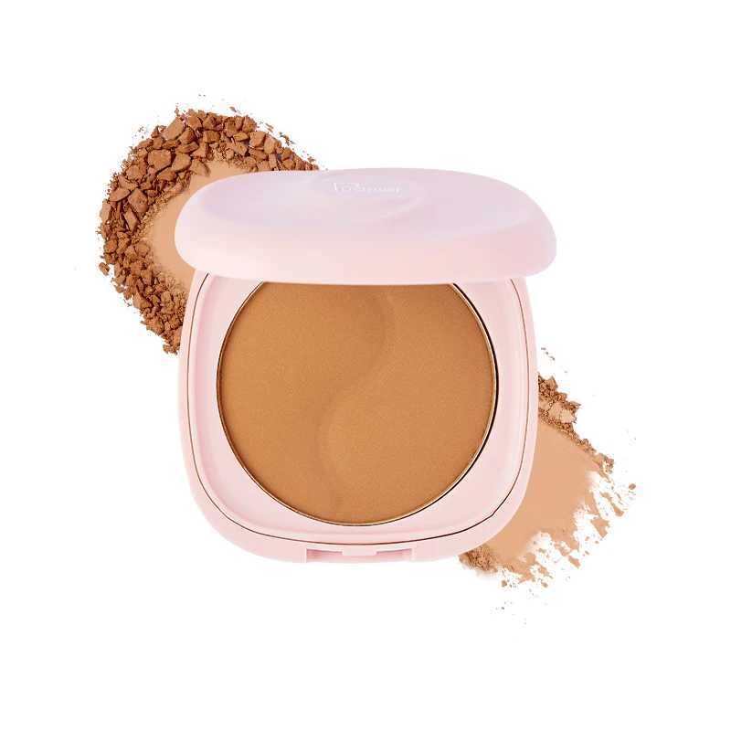 Control Concealer Compact with Mirror Puff and Natural Matte Finish - Durable Flawless Facial Makeup PowderXJ250407