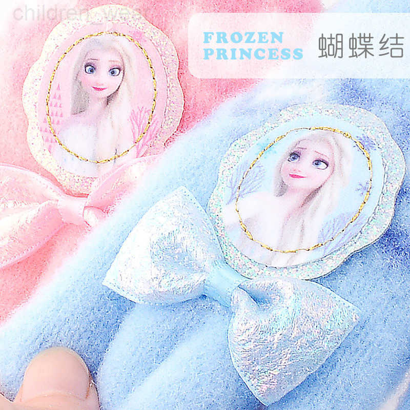 Disney Five-Finger Gloves Winter Girls Toddler Kindergarten Fingered Baby Cute Kids Winter Elsa Princess H251107