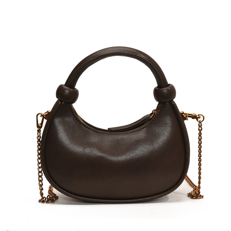 2025S Designer Women S Bag Small Niche Design Crescent Shaped For Women New Trendy Fashionable Armpit Bag High End And Exquisite Single Shoulder Cross