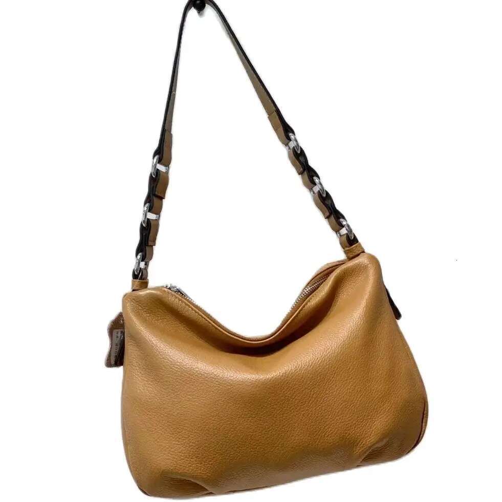 Genuine Large Capacity Soft Leather Mom New Commuter Shoulder Crossbody Women's Bag