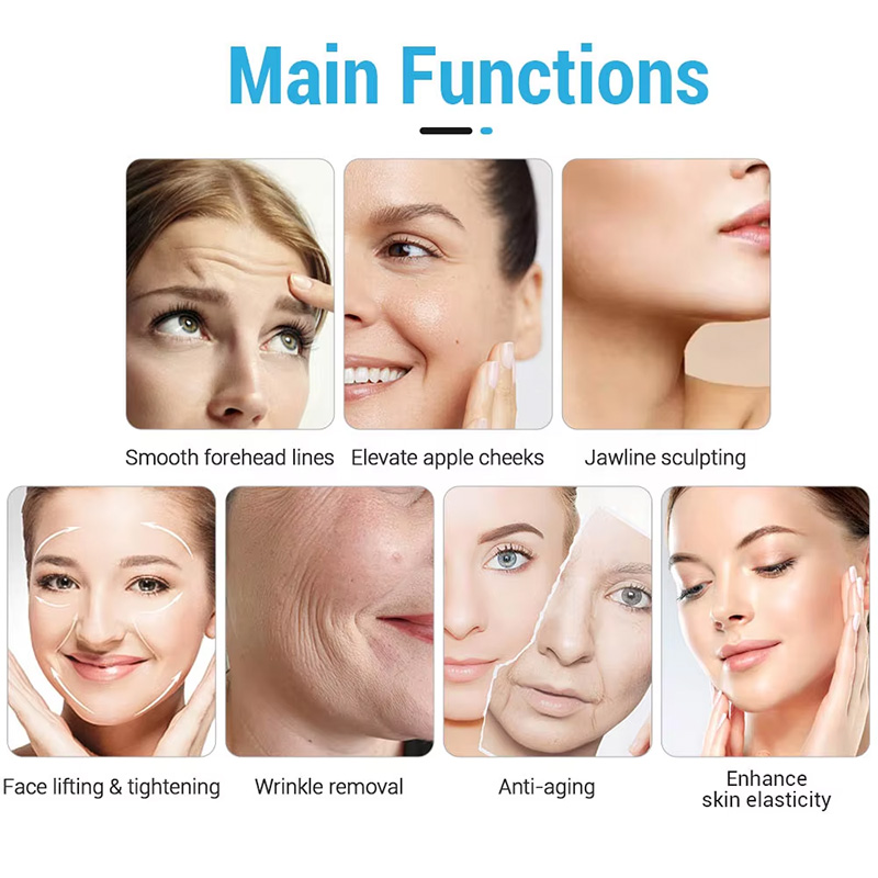 Portable Spa Electric Magnetic Facial RF Lifting Face Anti Aging PEface Face Contouring Machine