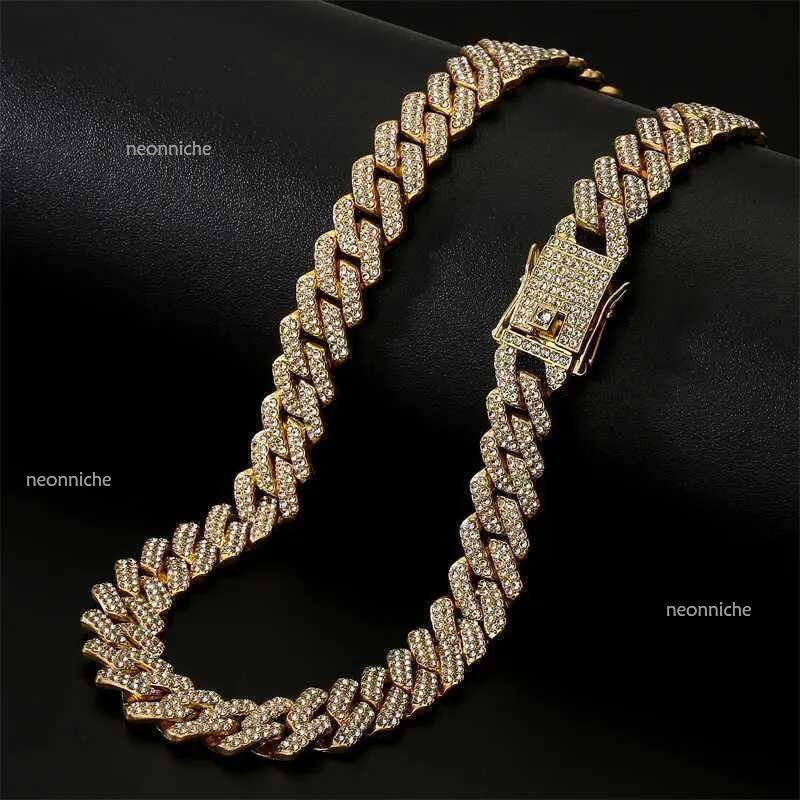 20MM ZAKOL Hip Hop Rock Cuban Necklace For Men Sier Color 2 Rows Rhie Paved Miami Clavicle Chain Choker Jewelry GiftsXJ250219