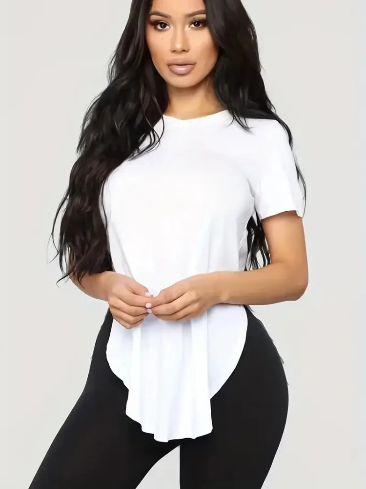 Large casual womens short sleeved Tshirt for girls animal Y2K fashion top Tee Gril black and white 250407