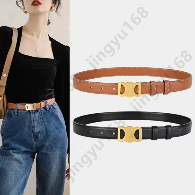 Belts for women designer ceinture luxe Width 2.5cm Women Waistband designer womens belts Smooth Buckle Genuine Leather Classical Designer Woman Belt 5A
