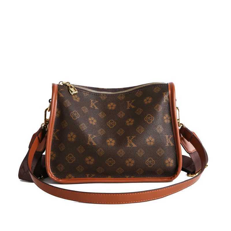 2025 New Vintage Underarm Bag for Women - Large Capacity Pillow Bag Reversible Crossbody/Shoulder Bag Classic Monogram PrintW251106