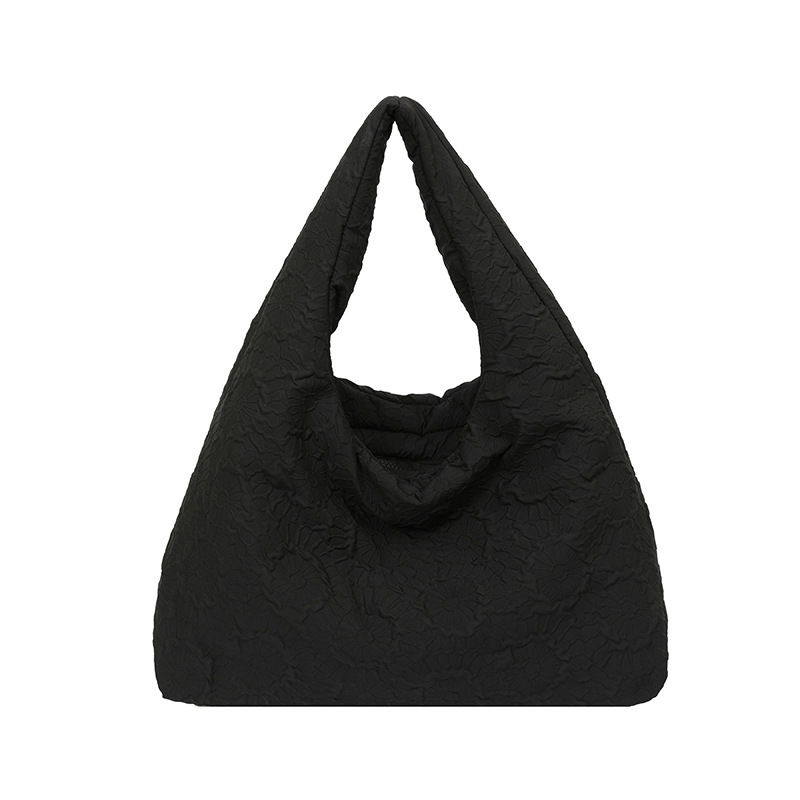 2025S Designer Women S Bag New Cotton Padded Single Shoulder Women S Bag With Hidden Flower Casual Underarm Bag Fashionable And Versatile Minimalist S