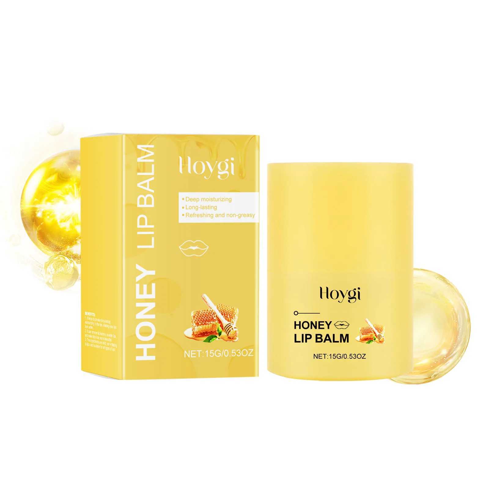 Hoygi 15g honey moisturizing lipstick moisturizing anti crack dry dark lipstick exfoliating repair lipstick W250407