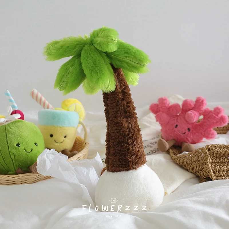 Lemonade Plushies Very Soft Palm Tree Red Coral Plush Toy cartoon Doll Home Decor Xmas Gifts Girl C251107