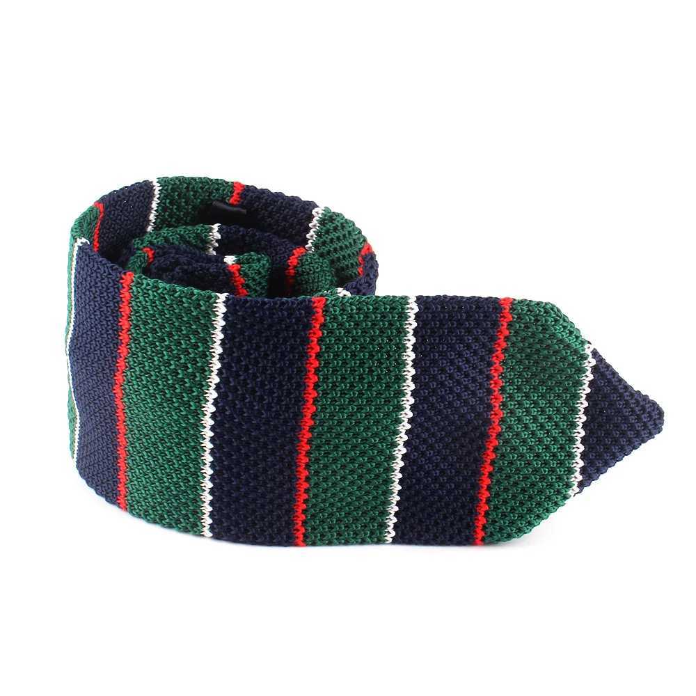 New Knit Ties Casual Skinny Necktie For Party Boys Girls Knitted Striped Neck Tie Wedding Necktie For Gro Neck Wear For Men X250407