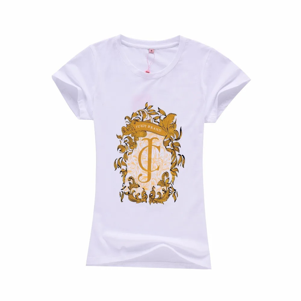 Womens Tshirt Summer Printed Letter Girls Casual Top 250407