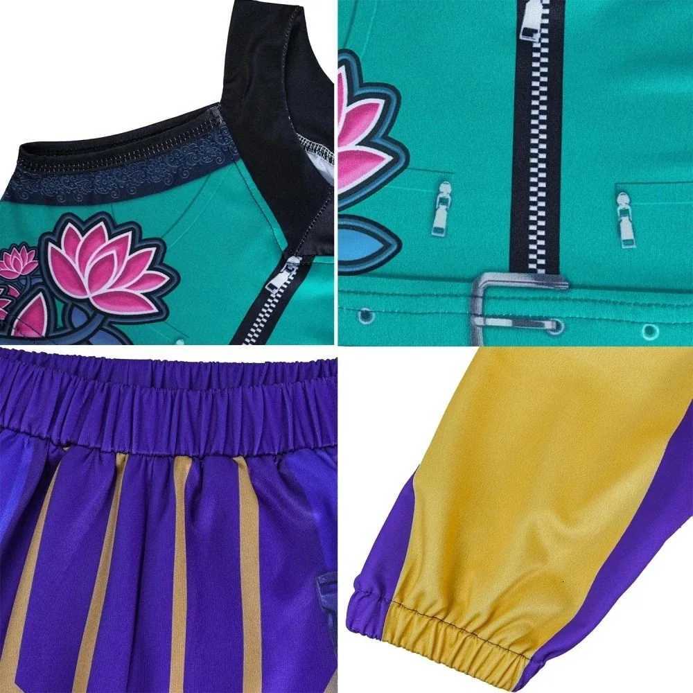 Halloween Children Zoey Mira Rumi Cosplay Costume Carnival K-Pop Hunters Girl Group Idol Role Play Dress Up Outfit Suit W251107