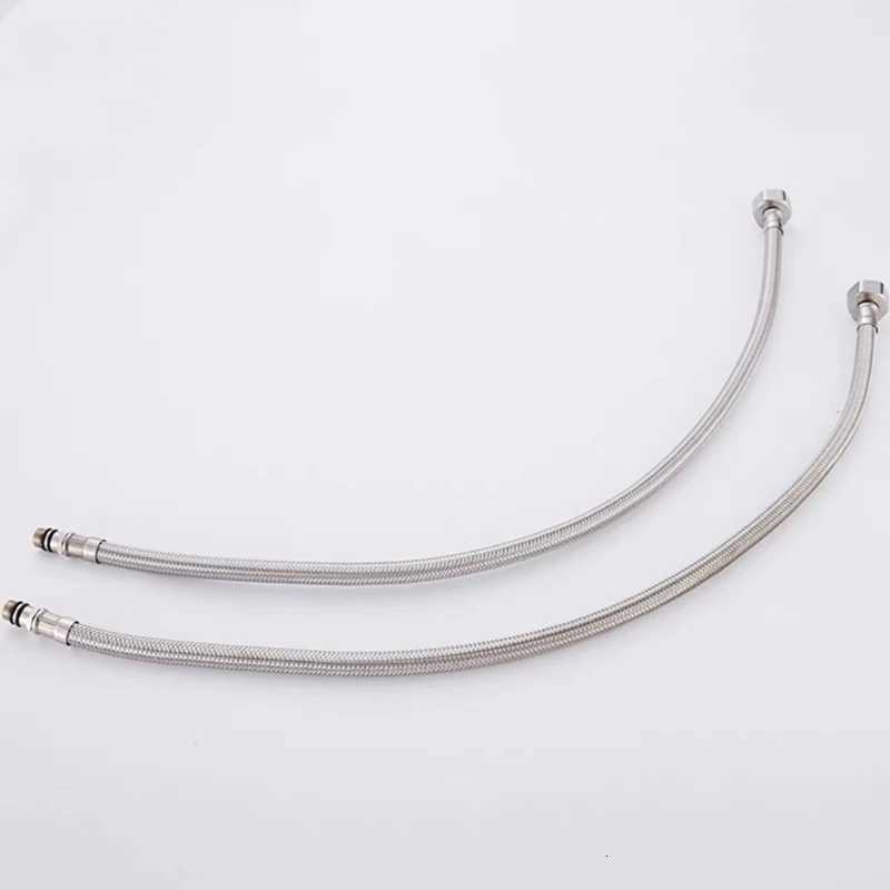Bathro Hose Stainless Steel ible Plumbing Pipes Kitchen 2 Piece/Set Cold Hot Faucet Supply Pipe Hoses G 1/2 G 3/8 G 9/16 Y251107