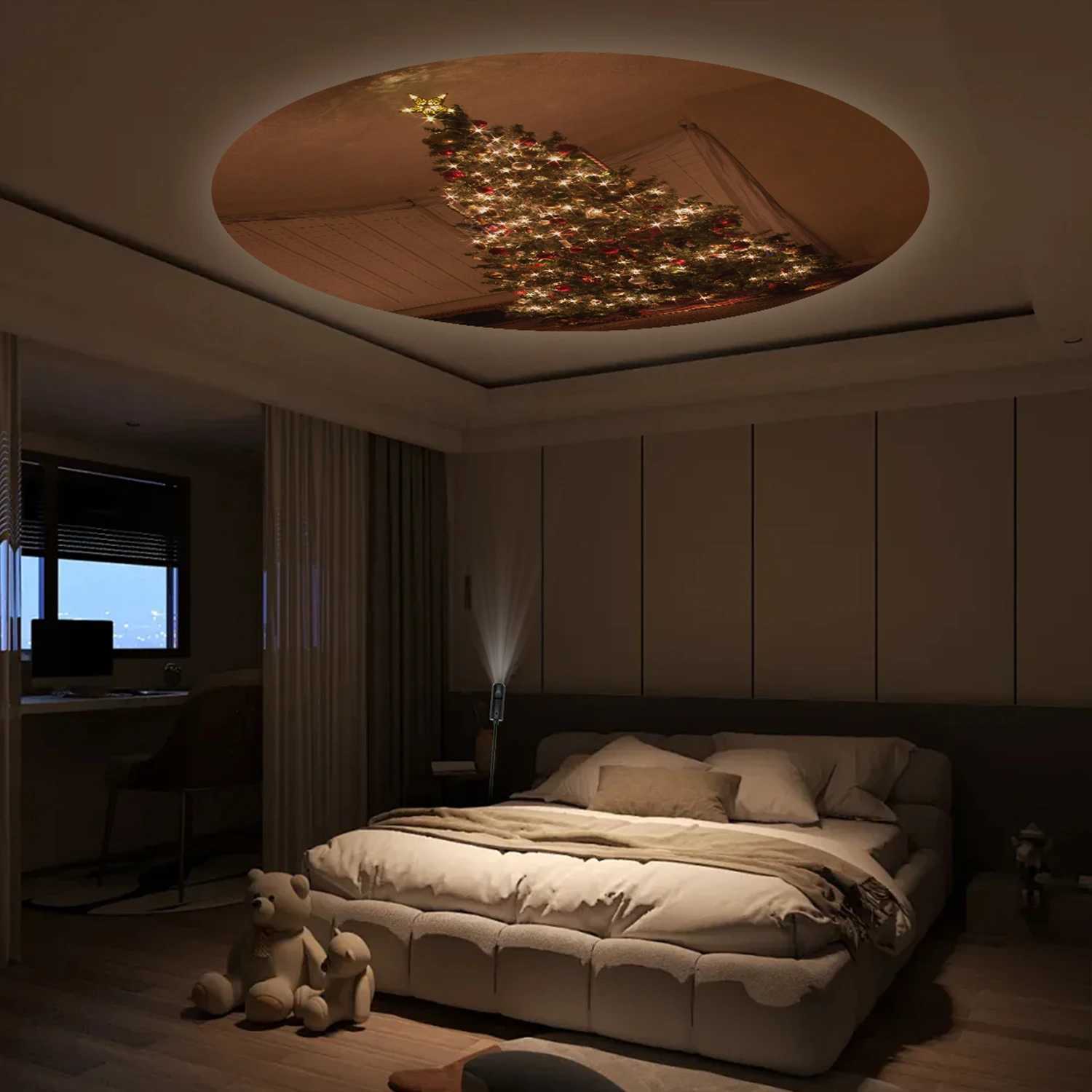 Christmas tree projection light W251107