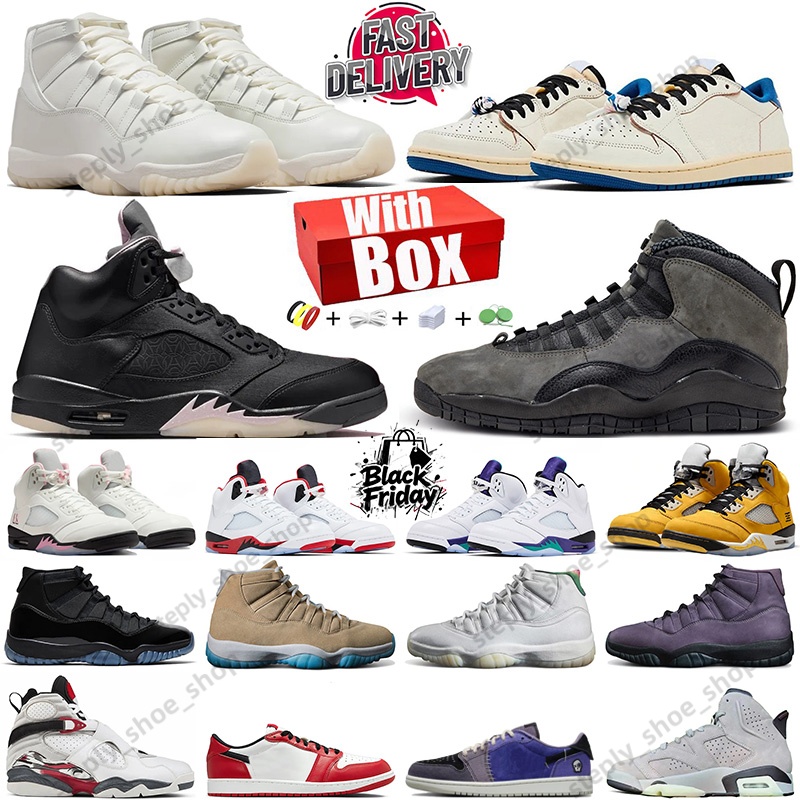 1s 5s 11s With Box Designer Basketball Shoes Rare Gamma Pearl H-Town 285 Fire Red Medium Soft Pink Fragment Chicago OG Bugs Bunny Shadow Mens Womens Outdoor Sports Shoes