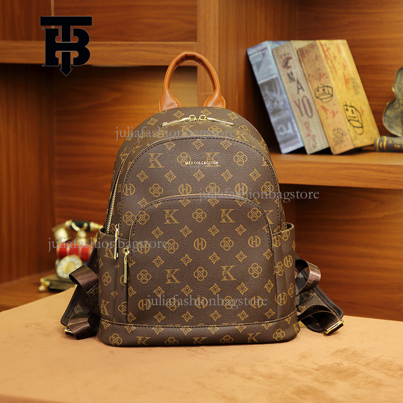 TB BHULAMTE New Fashion Vintage Women's Backpack Designer Luxury Korean Multi Functional Travel Bag Large Capacity Student Commuter Backpack Leis