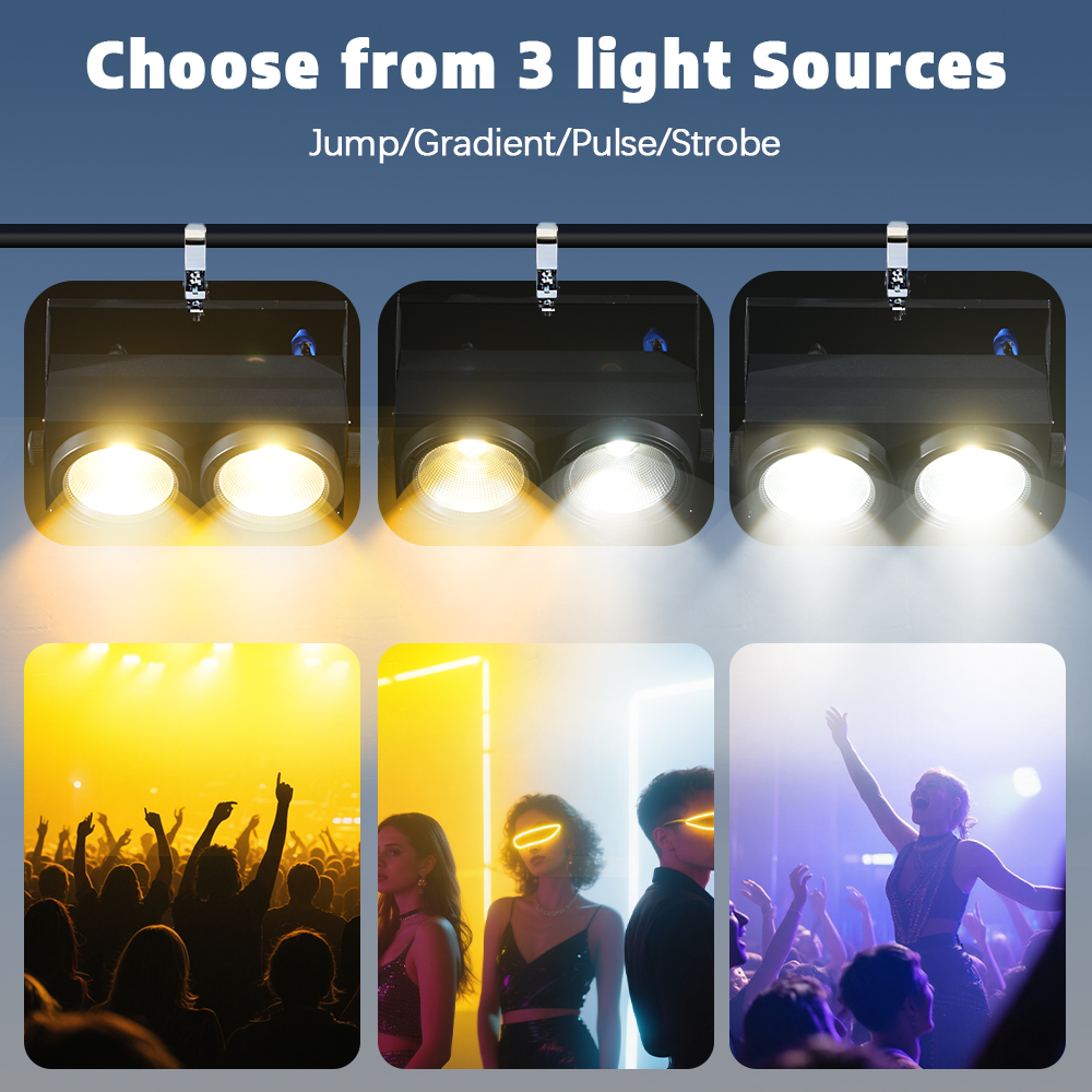 Stock In USA DHL/UPS 200W cob par light led Audience lamp lighting stage performance atmosphere lighting