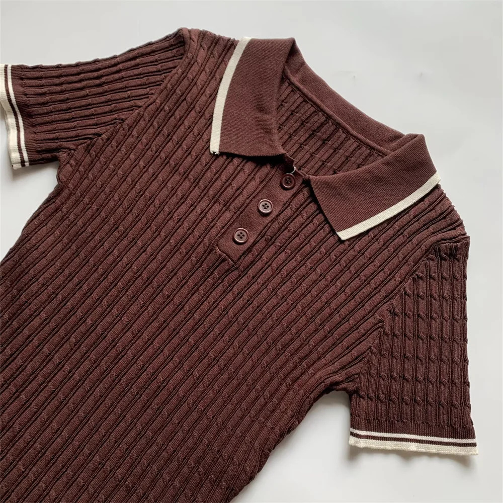 Womens Casual Elegant n European and American Retro Style Eight Leg Knitted Mini Dress 250407