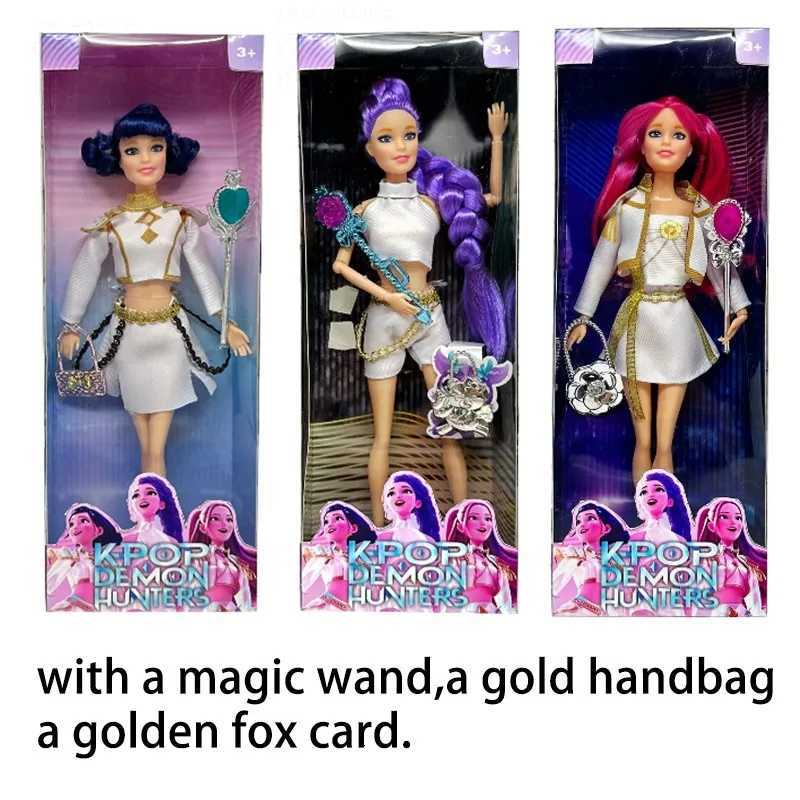 Hot Sell With Delicate Texture Anime 30CM K-Pop Demon Hunters Doll Vinyl Toy Rumi Mira Zoey Birthday Surprise Gift For Girls Z251107