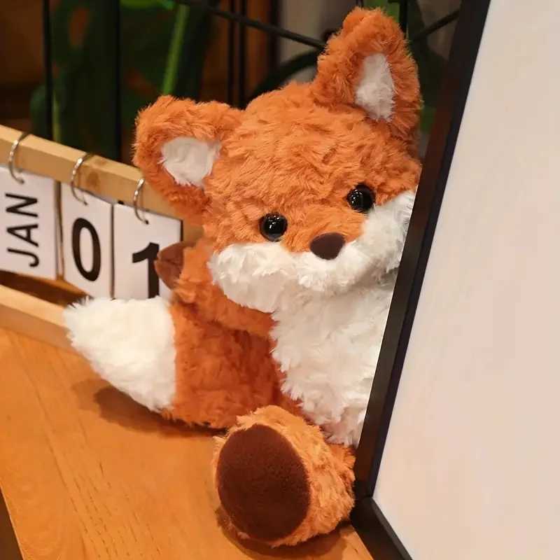 Adorable Red Fox Plush Toy Doll Soft Polyester Stuffed Animal Party Gift for Youngsters Girlfriend Birthday Holiday Christmas C251107