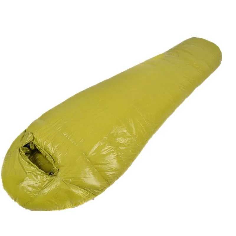 1000G Goose Down Outdoor Ultra Light Mummy Style Camping Sleeping Bag High Quality WaterproofT250407