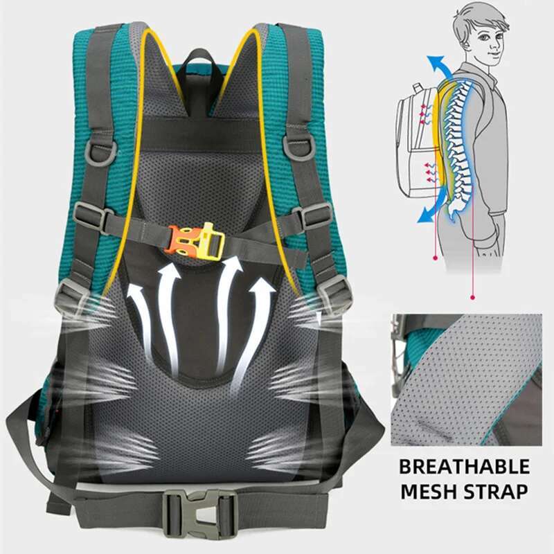 Waterproof Camping Backpack Outdoor Travel Hiking Trekking Climbing Cycg Shoulder Bag Large Capacity Women Men Sport Rucksack