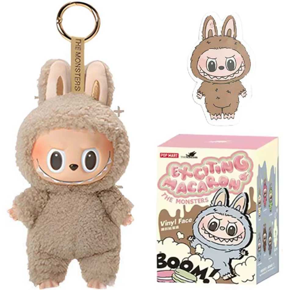 Popmart Labubu blind box monster Lisa Seme heart Macarrr vinyl series trend toy decoration childrens birthday giftT250407