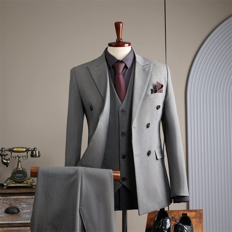 H662 Men's suits formal business casual fashion Korean style slim fit