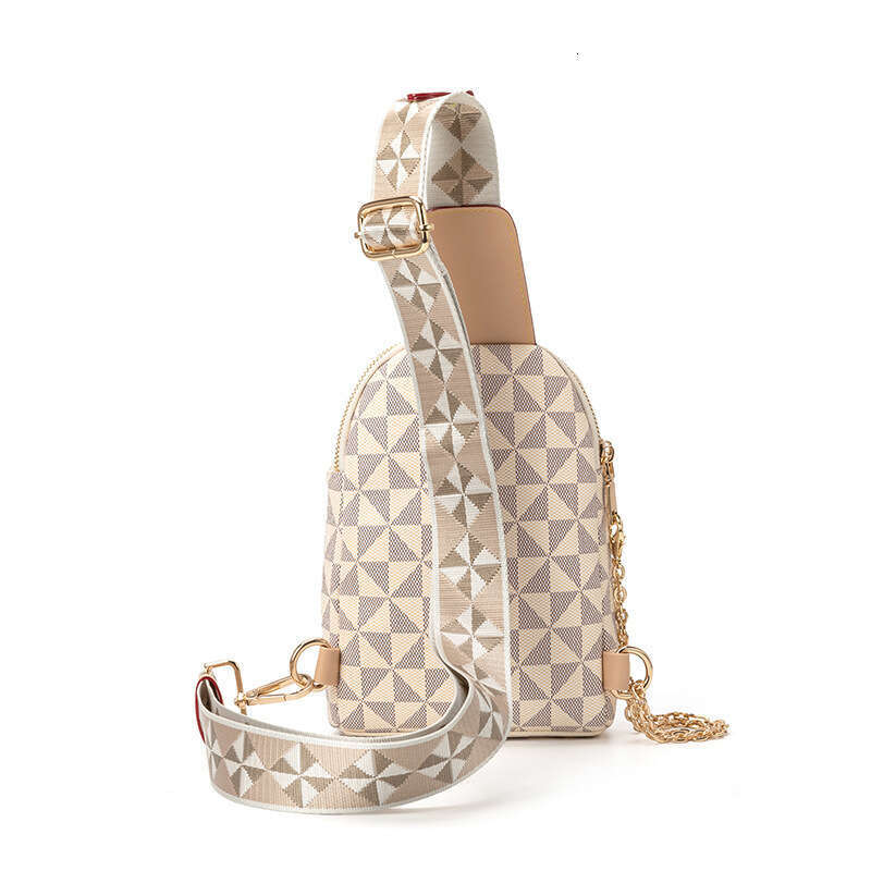 Designer Bag Foreign Trade Bags New Cross Border Chest Women S Printed Soft Leather Retro Crossbody Outdoor Phone