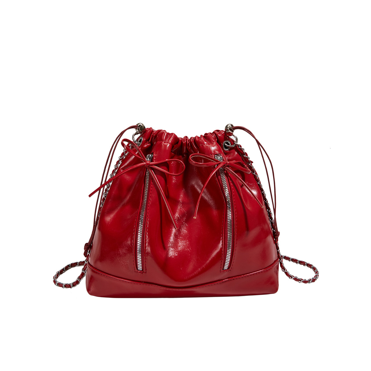 2025S Designer Women S Bag Fashionable And Minimalist Bucket Niche Design Drawstring Backpack High End Travel Shopping Crossbody Bag
