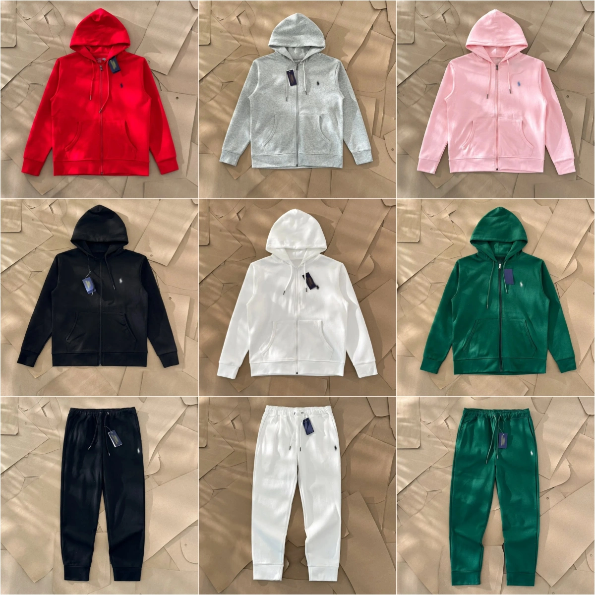 Polo Hoodie Mens Hoodies Designer Hoodies Men Clothing Polo Tracksuit Set Pullover Cotton Horse Long Sleeve Casual Zip Up Sweatshirt Sweatsuit Set