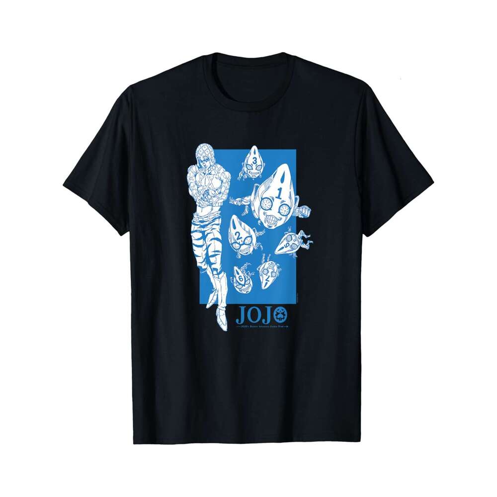 Designer T shirt JoJos Bizarre Adventure Giorno Collage Anime - 220g Tshits