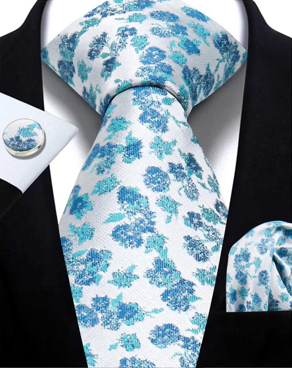 Luxury Floral Wine Ties For Men Wedding Party Business Necktie Handkerchief Cufflinks Set Men Suit Accessories Handmade Gravata X250407