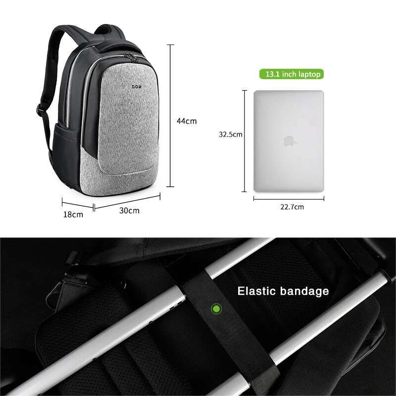 Lifetime Warranty Zipper 15.6Inch Laptop Cut-Resistant Men Travel Bag Anti Theft Backpack Boy