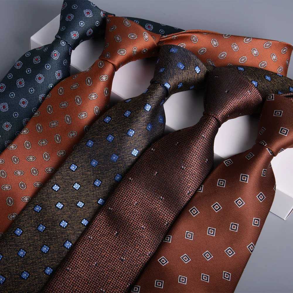8CM Tie Jacquard Necktie Corbata Vintage Accesorios Para Hbre Gro Suit Formal Business Korean Man Gift X250407