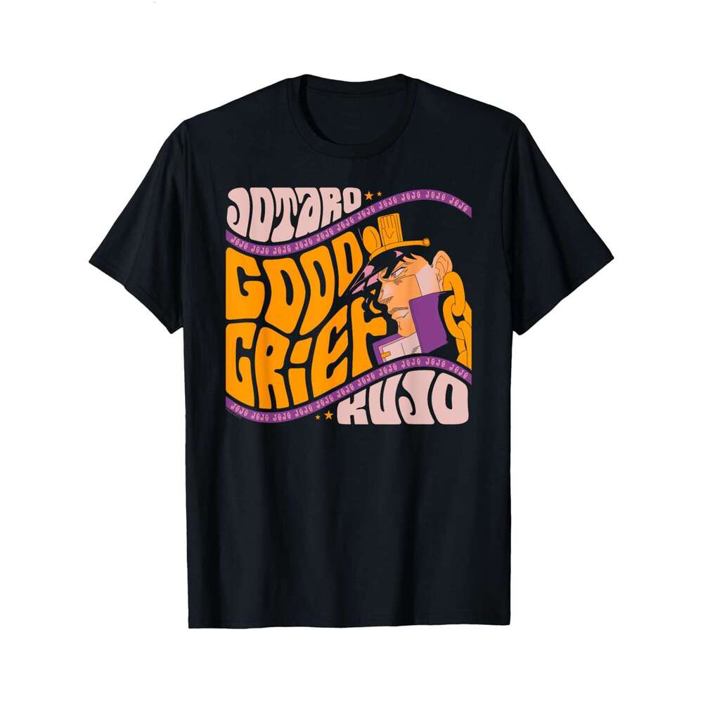 Designer T shirt JoJos Bizarre Adventure Giorno Collage Anime - 220g Tshits