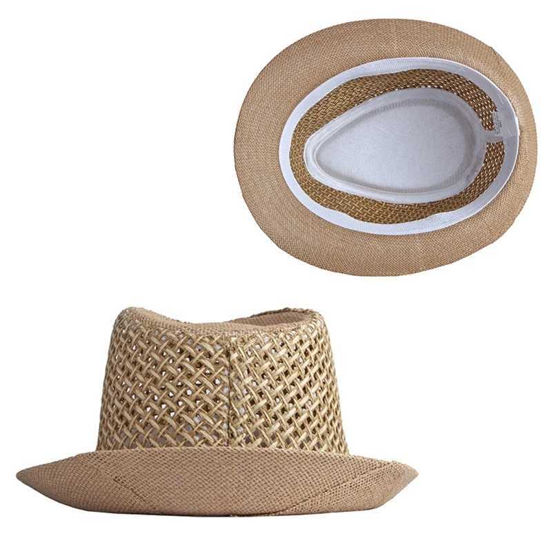 Straw Hats Fe Hat Panama s Dey Trilby Hat Summer Straw Sun Hats Adt Men Mens Bowr Breathab Sunhat Beach sC250407