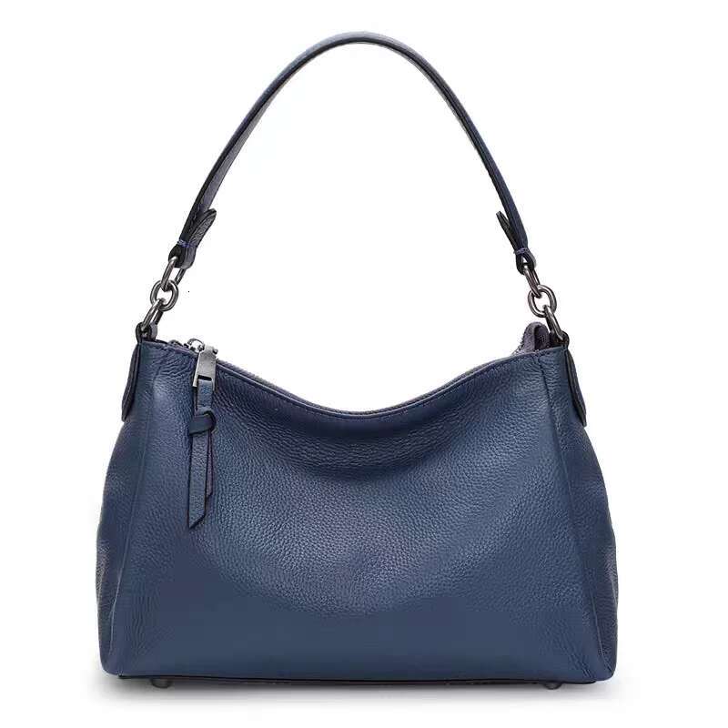 New Underarm Female Soft Leather Hand Carry Single Shoulder Crossbody Bag Large Capacity Simple Fashion Bags