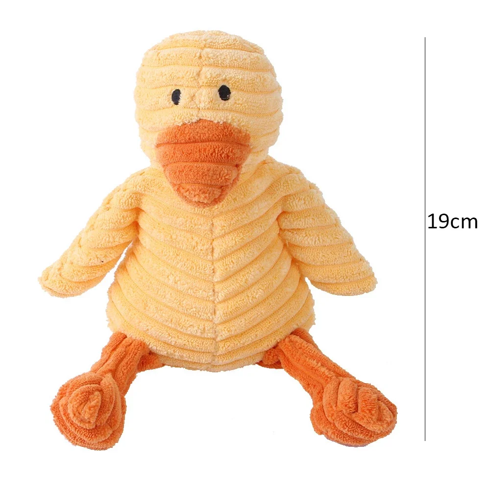 2025 new Corduroy Dog for Small Large Animal Plush Squeaky Puppy Chew Toys Bite Resistant Pet Toy For Dogs