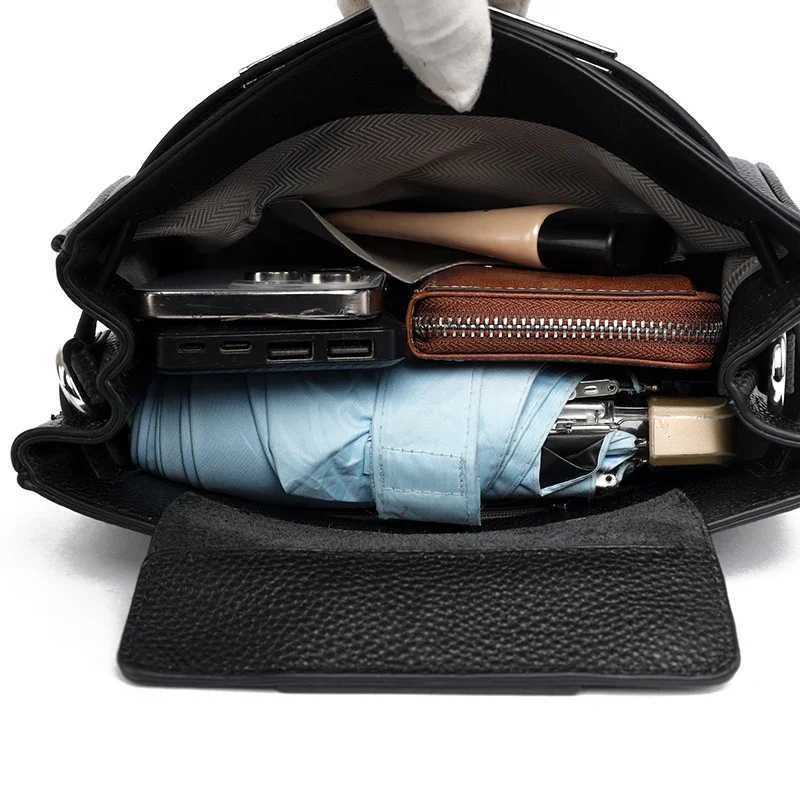 2025 Luxury Genuine Leather Women Tote Bag Fashion Cowhide Ladies Shoulder Crossbody Bags High Quality Female Handbag Sac A MainW251107