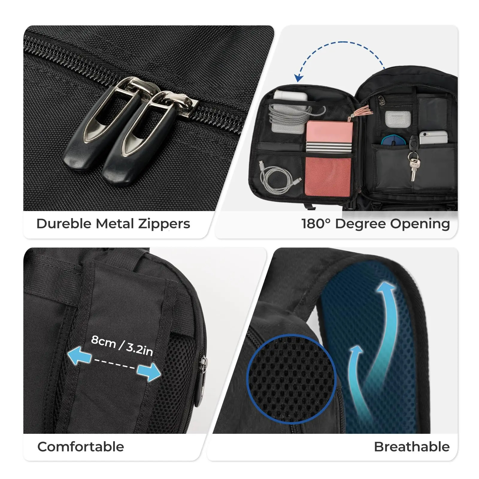 Big Travel Backpack Mens Independent Shoes Company Business Bag Outdoor Sports Waterproof Mens 50L 80L Black Storage Backpack 250402