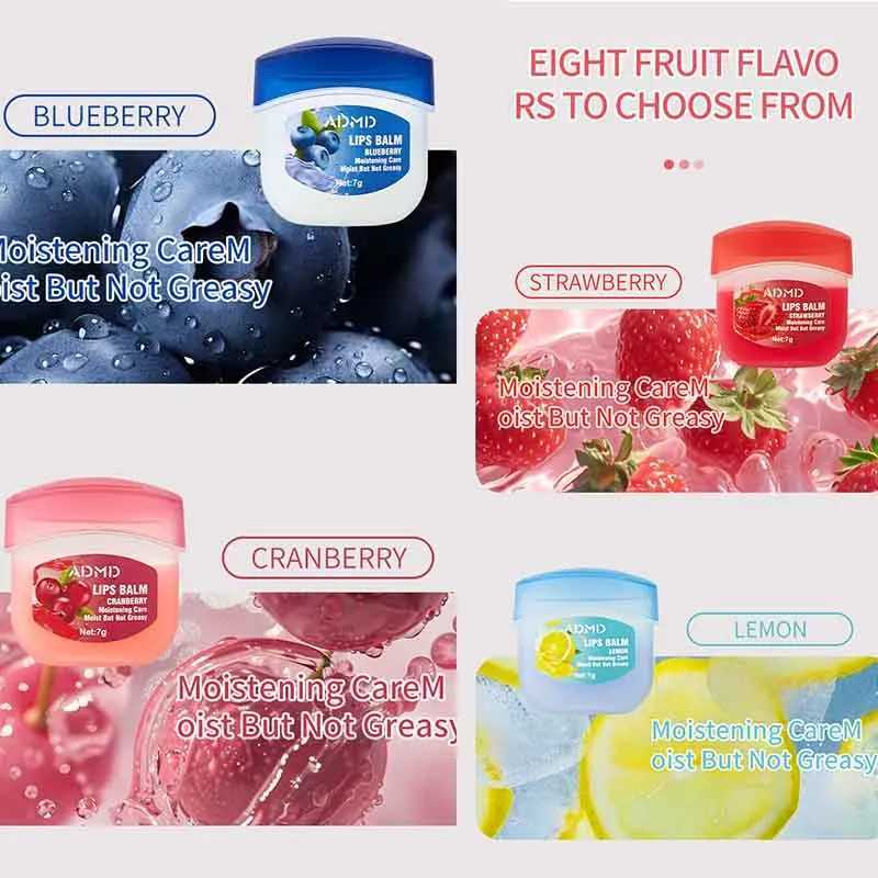 8 pieces/box fruit lipstick set moisturizing lipstick basic moisturizing lipstick anti crack lipstick skin care W250407