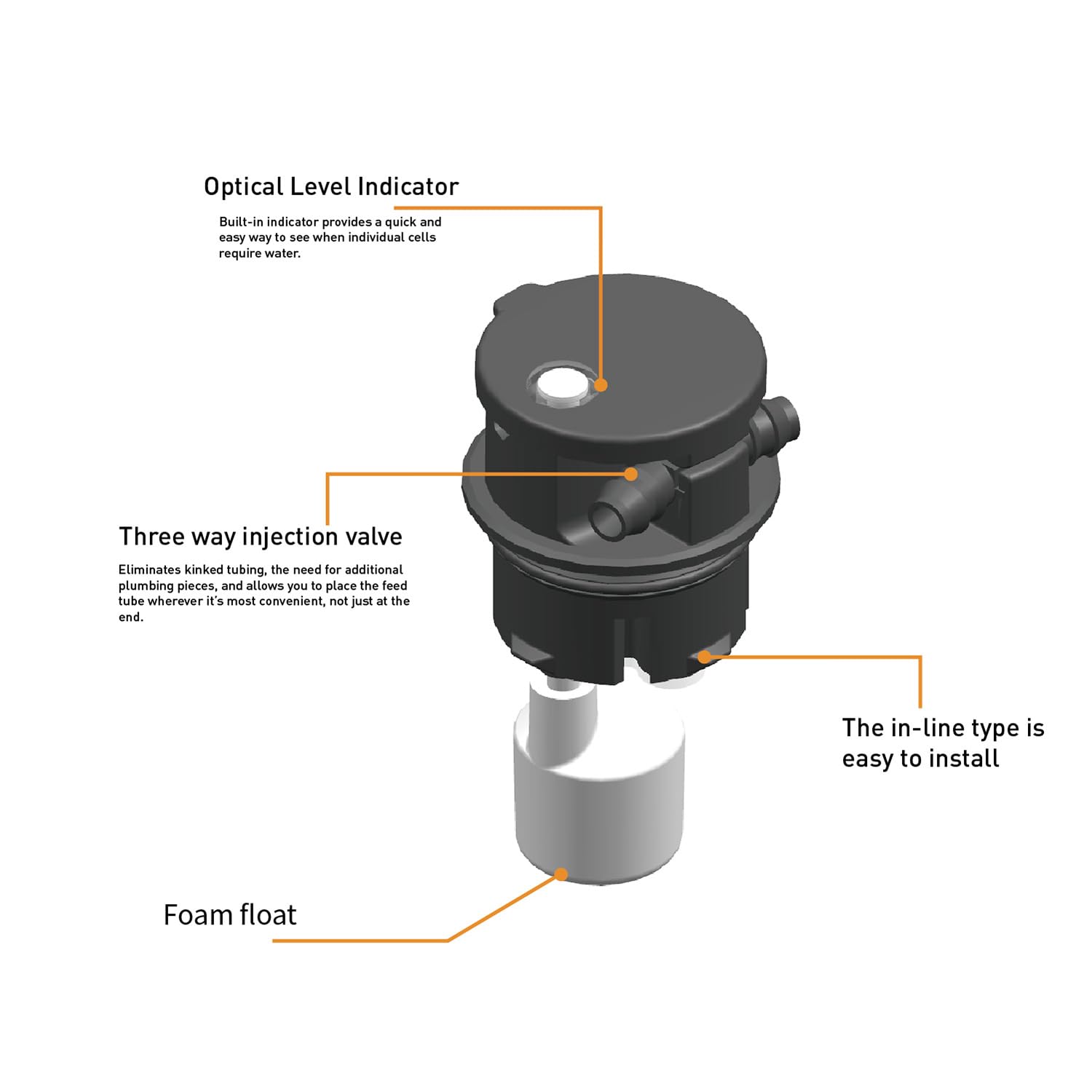 96V Battery Watering System - Forklift Battery Watering System 96V- Golfcart Battery Watering Filler